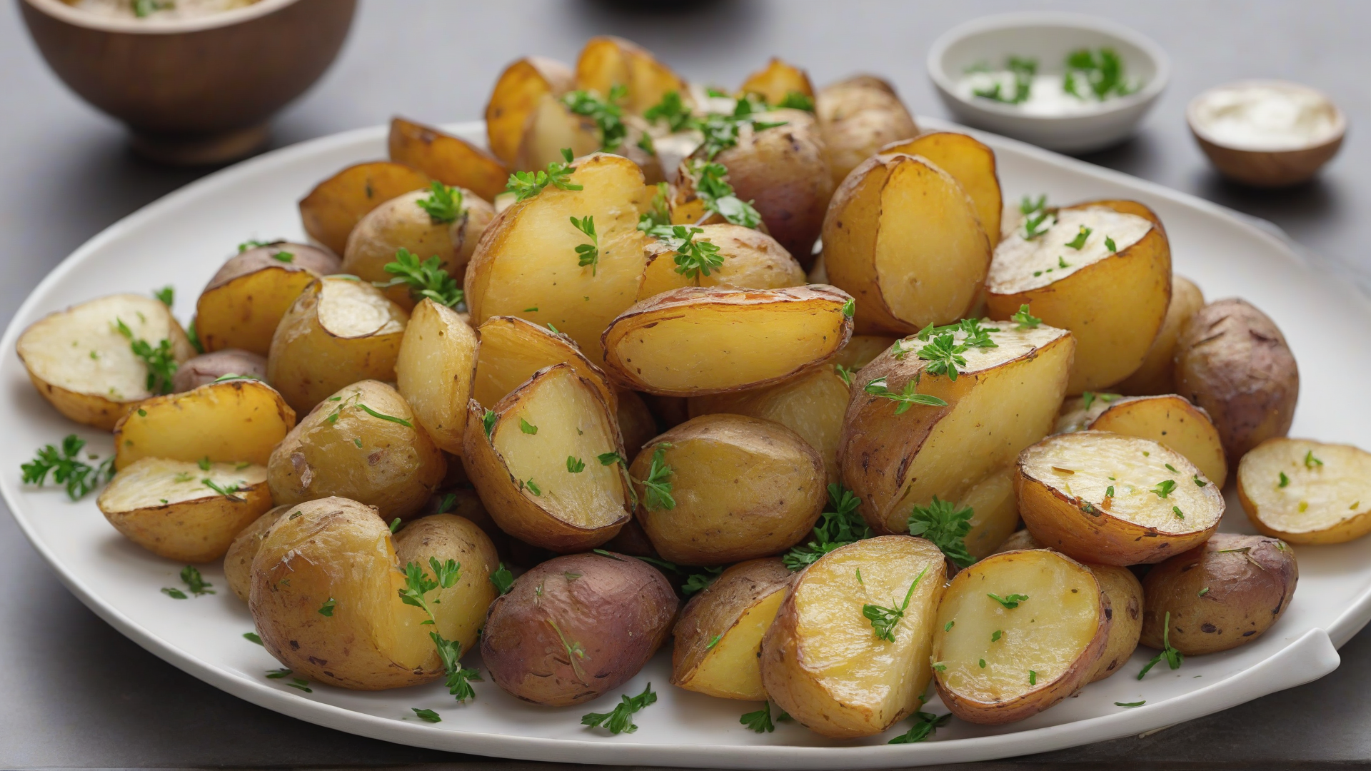 Patate al forno croccanti